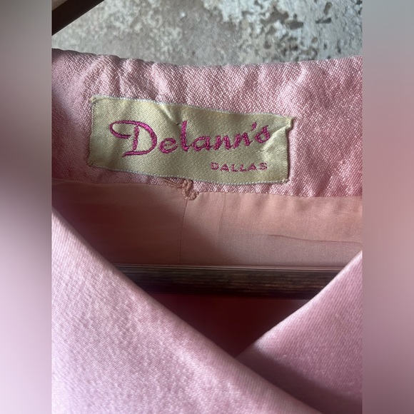 1950s Silk Dress and Jacket - Picture 5 of 7